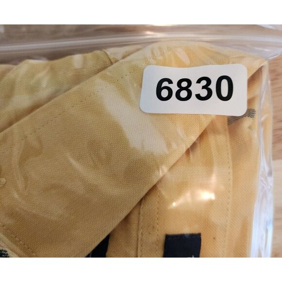 VTG Panhandle Slim Rough Stock Yellow Plaid Long Sleeve Button Down Shirt Size L - Picture 14 of 14